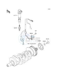 ZX636 C [NINJA ZX-6R] (C6F) D6F drawing IGNITION SYSTEM