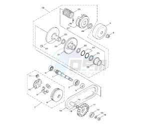 VITY 125 drawing CLUTCH