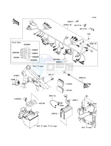 VN 900 B [VULCAN 900 CLASSIC] (6F-9F) B9F drawing CHASSIS ELECTRICAL EQUIPMENT