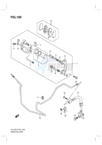 UH125G BURGMAN EU drawing REAR CALIPER