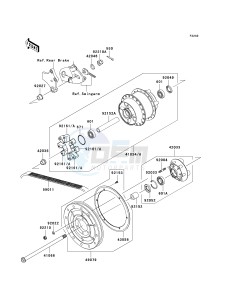 VN 900 B [VULCAN 900 CLASSIC] (6F-9F) B7F drawing REAR WHEEL_CHAIN