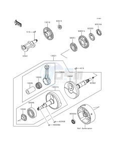 KLF 220 A [BAYOU 220] (A5-A9) [BAYOU 220] drawing CRANKSHAFT