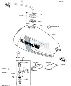 KD 80 M [KD80] (M8) [KD80] drawing FUEL TANK