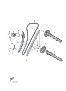 YXE1000EWS YX10ERPSN (B4MD) drawing CAMSHAFT & CHAIN