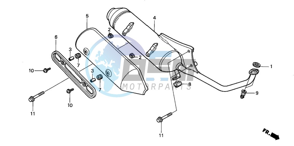 EXHAUST MUFFLER