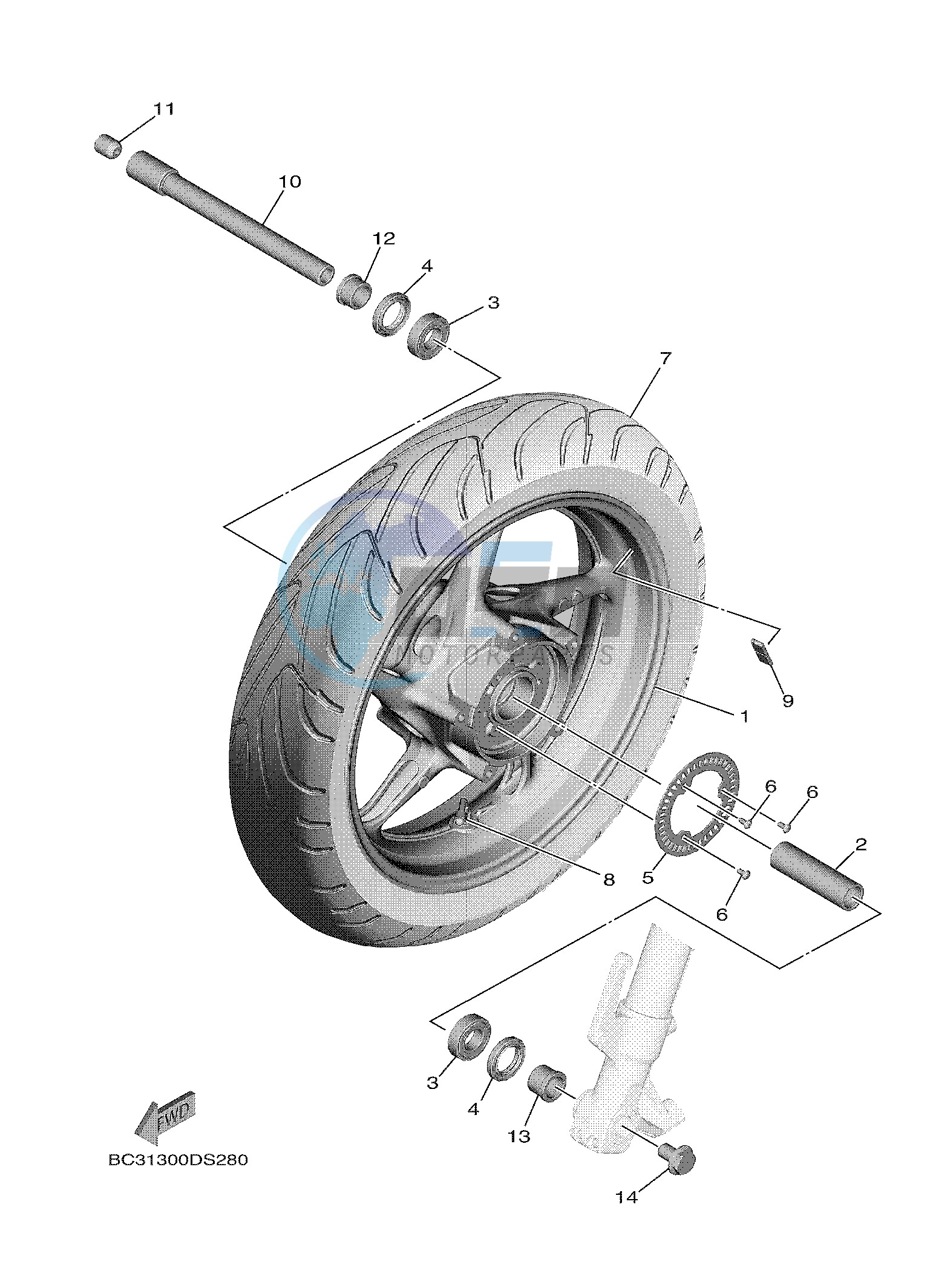 FRONT WHEEL