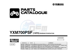 YXM700ES YXM70VPSF VIKING (1XPX) drawing .1-Front-Page