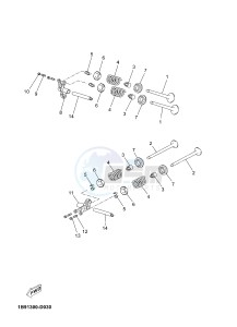 YP125R X-MAX125 X-MAX125 (2ABA 2ABA 2ABA) drawing VALVE