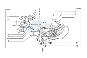 Hexagon 180 LXT drawing Crankcase