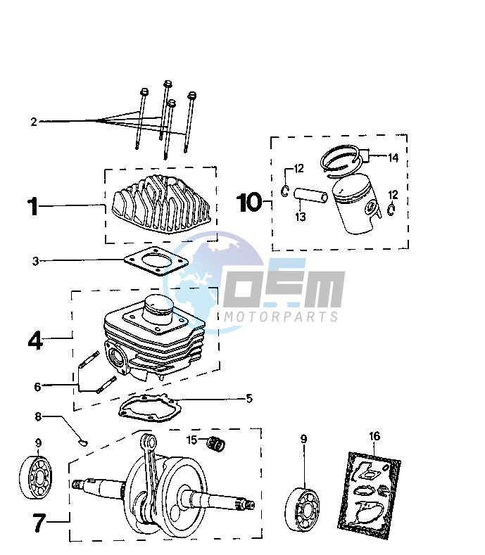 CYLINDER-CRANKSHAFT