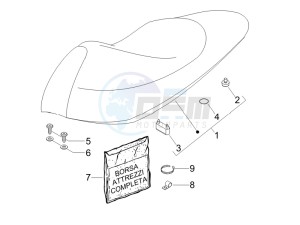 Runner 50 Pure Jet SC (UK) UK drawing Saddle seats - Tool roll