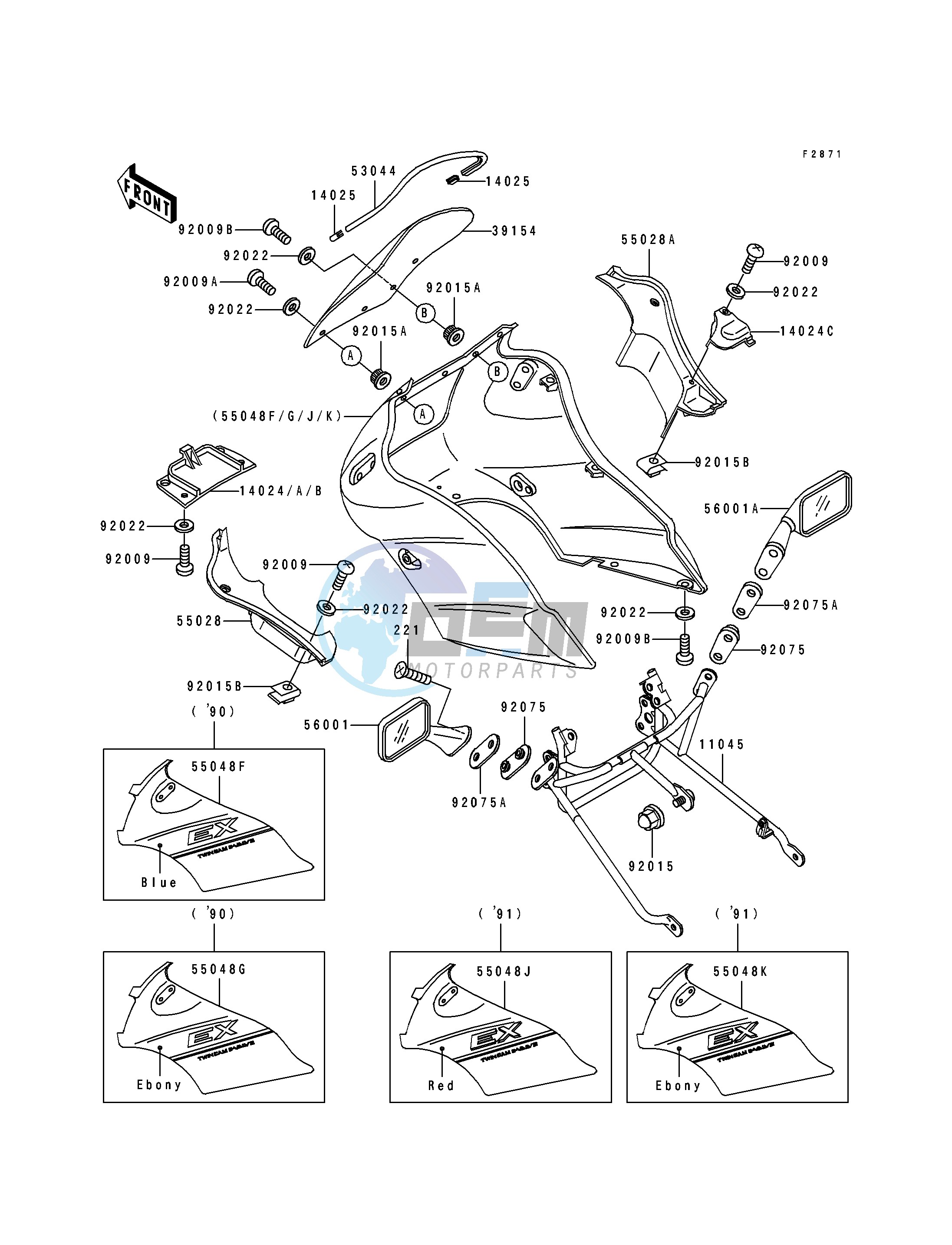 COWLING -- EX500-A4_A5- -