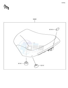 NINJA 650 EX650KJF XX (EU ME A(FRICA) drawing Accessory(High-Seat)