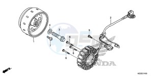 CRF250LF CRF250L E drawing GENERATOR