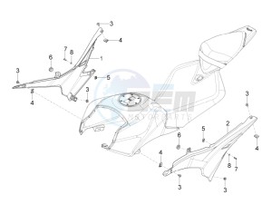 RS4 125 4T drawing Central body