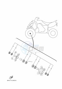 YFM700R (BMD6) drawing MAINTENANCE PARTS KIT