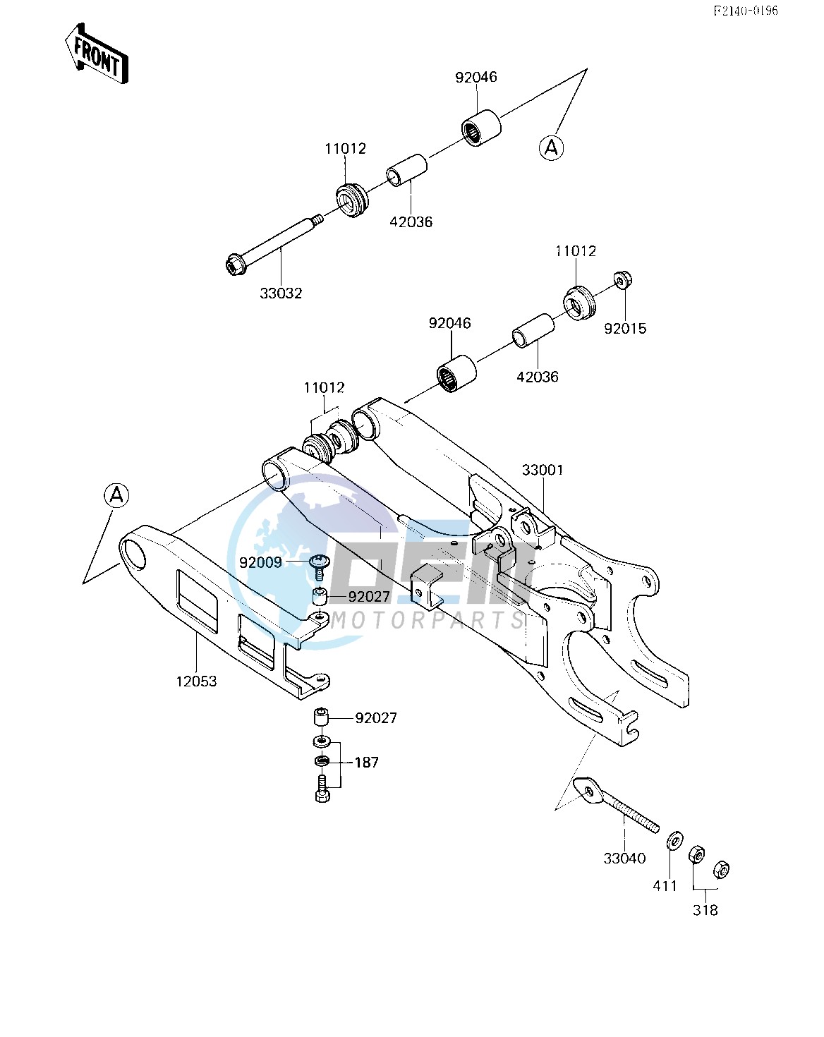 SWING ARM -- 85 A2- -