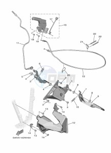 YXE850EN YX85EPAN (BANP) drawing PEDAL WIRE