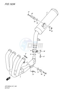 GSF-1250S ABS BANDIT EU drawing MUFFLER