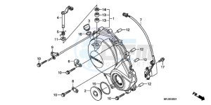 CBR600RA9 Korea - (KO / ABS) drawing RIGHT CRANKCASE COVER (CBR600RR9,A/RA9,A)