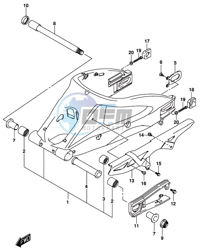 REAR SWINGINGARM