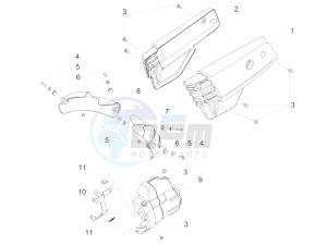 V7 III Special 750 e4 (NAFTA) drawing Central body