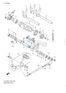 VZR 1800 Z drawing GEAR SHIFTING