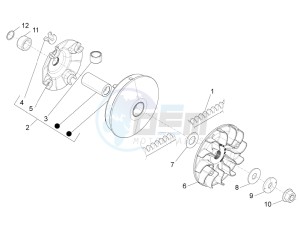 BV 350 4T 4V ie E3 ABS (USA) Usa drawing Driving pulley