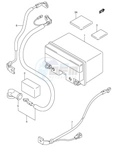 AN400 (E2) Burgman drawing BATTERY