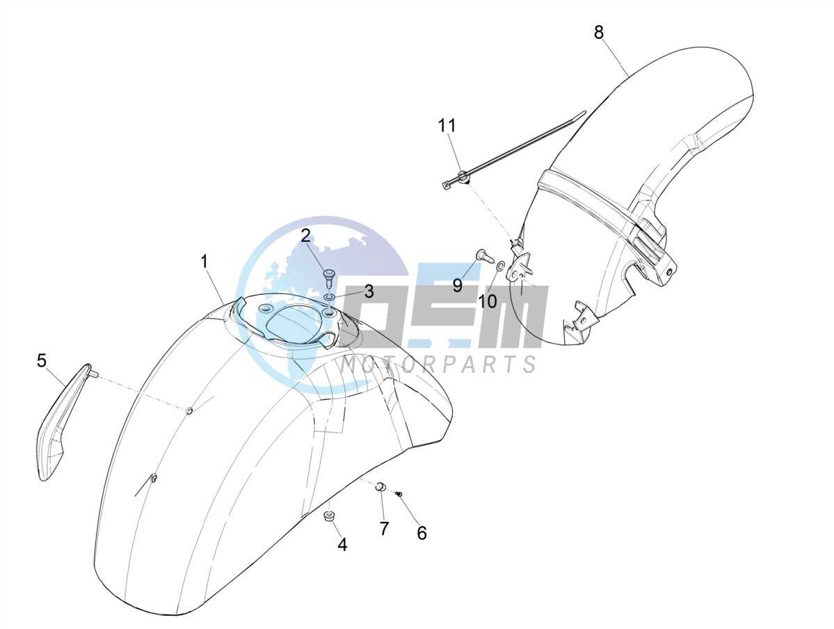 Wheel housing - Mudguard