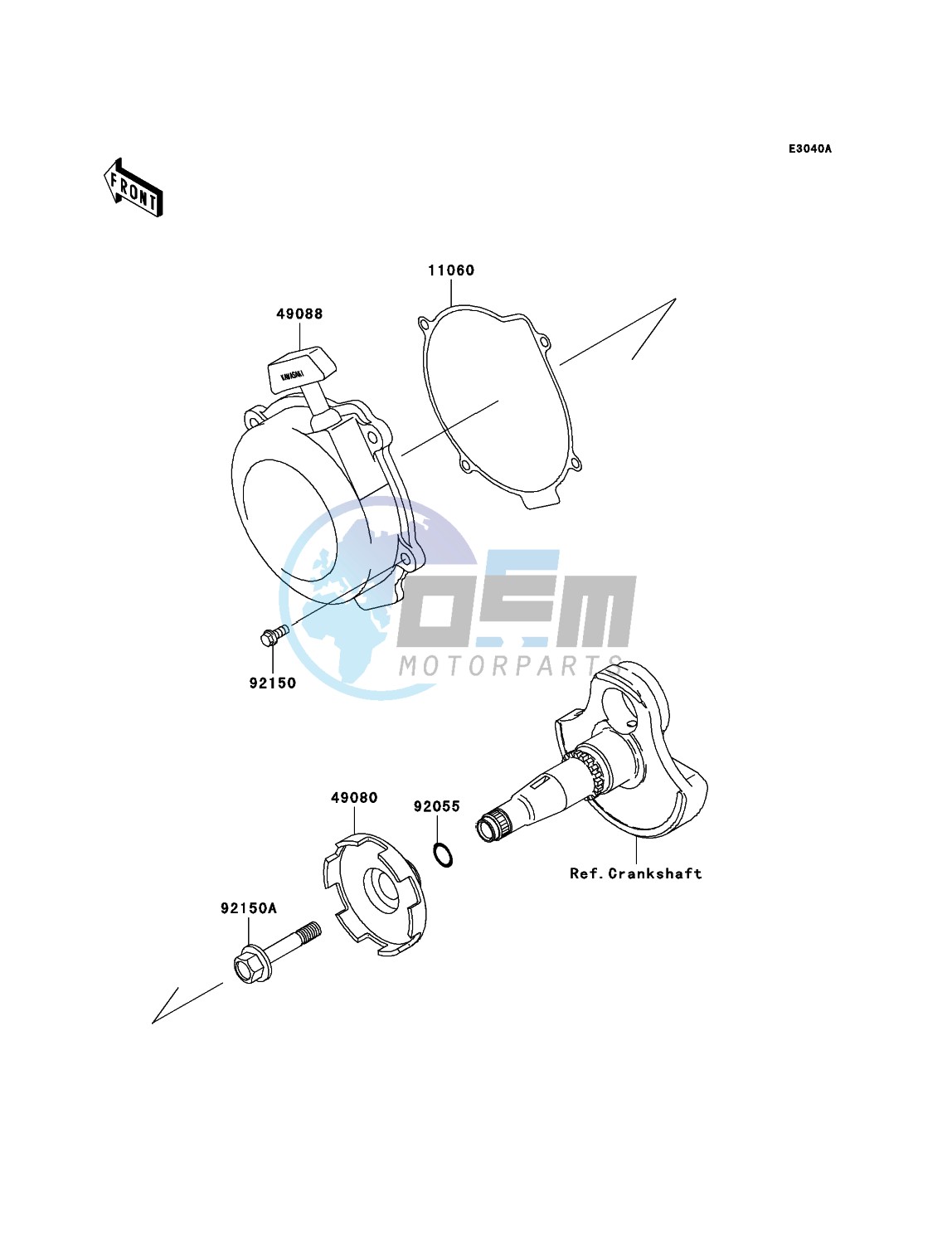 Recoil Starter(VF360AE607661-)