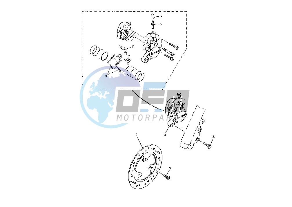 FRONT BRAKE CALIPER