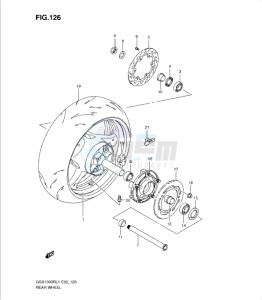 GSX1300R drawing REAR WHEEL