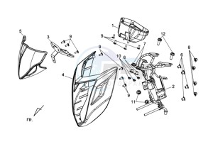 WOLF 250EFI drawing FR PLATE / DASHBOARD