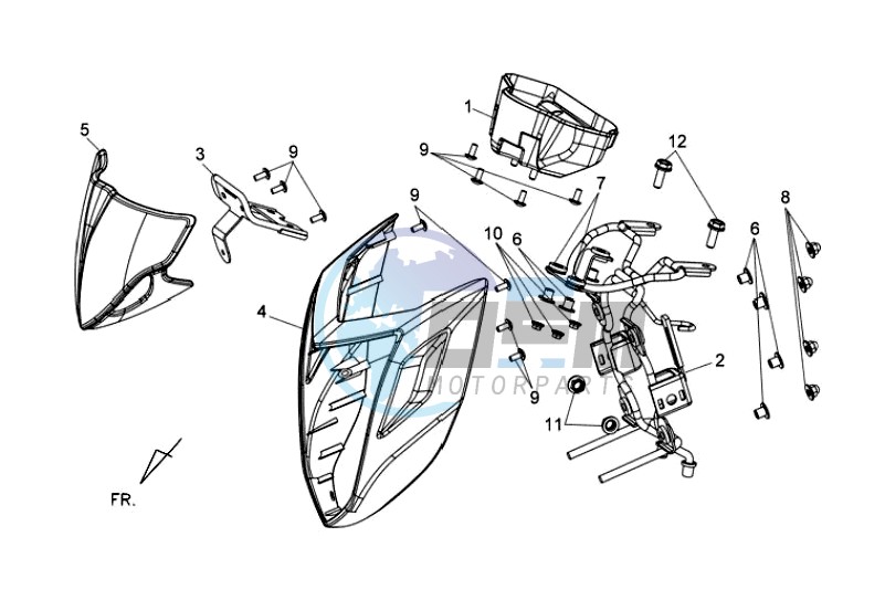 FR PLATE / DASHBOARD