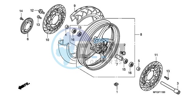 FRONT WHEEL