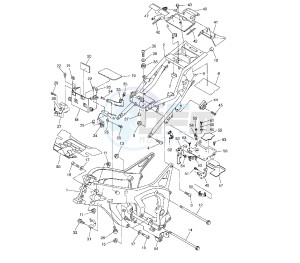 FZ6 FAZER S2 600 drawing FRAME