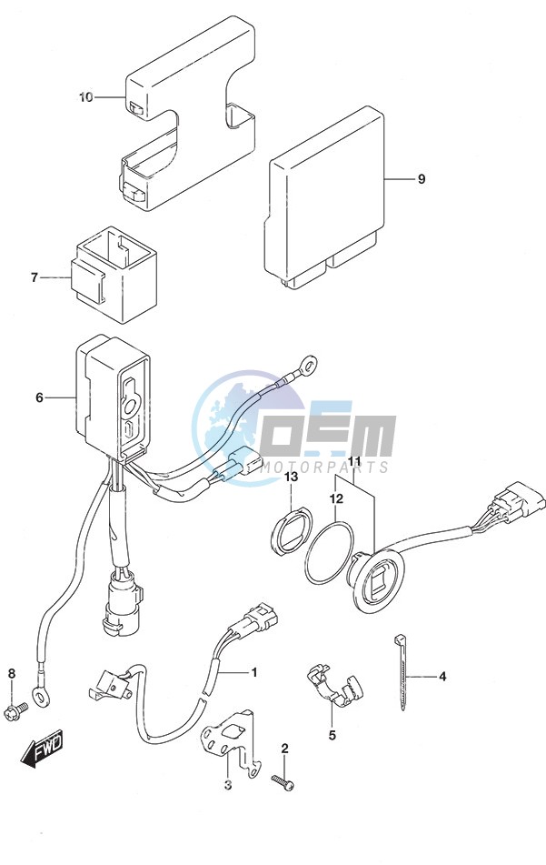 PTT Switch/Engine Control Unit High Thrust