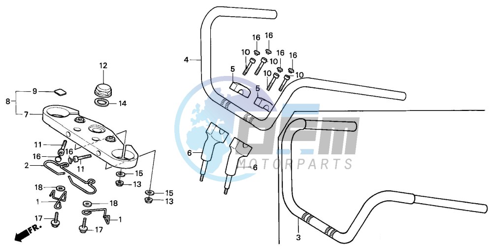 HANDLE PIPE/TOP BRIDGE