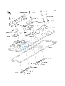 ZG 1400 A [CONCOURS 14 ABS] (8F-9F) A9F drawing CYLINDER HEAD COVER