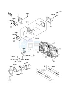 JET SKI X-2 JF800A7F EU drawing Carburetor Parts