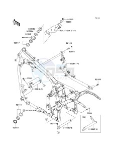 VN 900 C [VULCAN 900 CUSTOM] (7F-9FA) C9F drawing FRAME