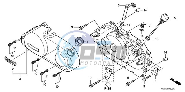 RIGHT CRANKCASE COVER