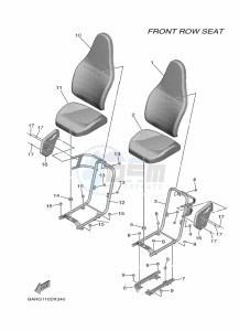 YXF850E YX85FPAP (BARP) drawing SEAT