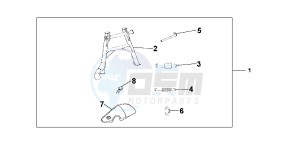 CBF1000FAB drawing MAIN STAND