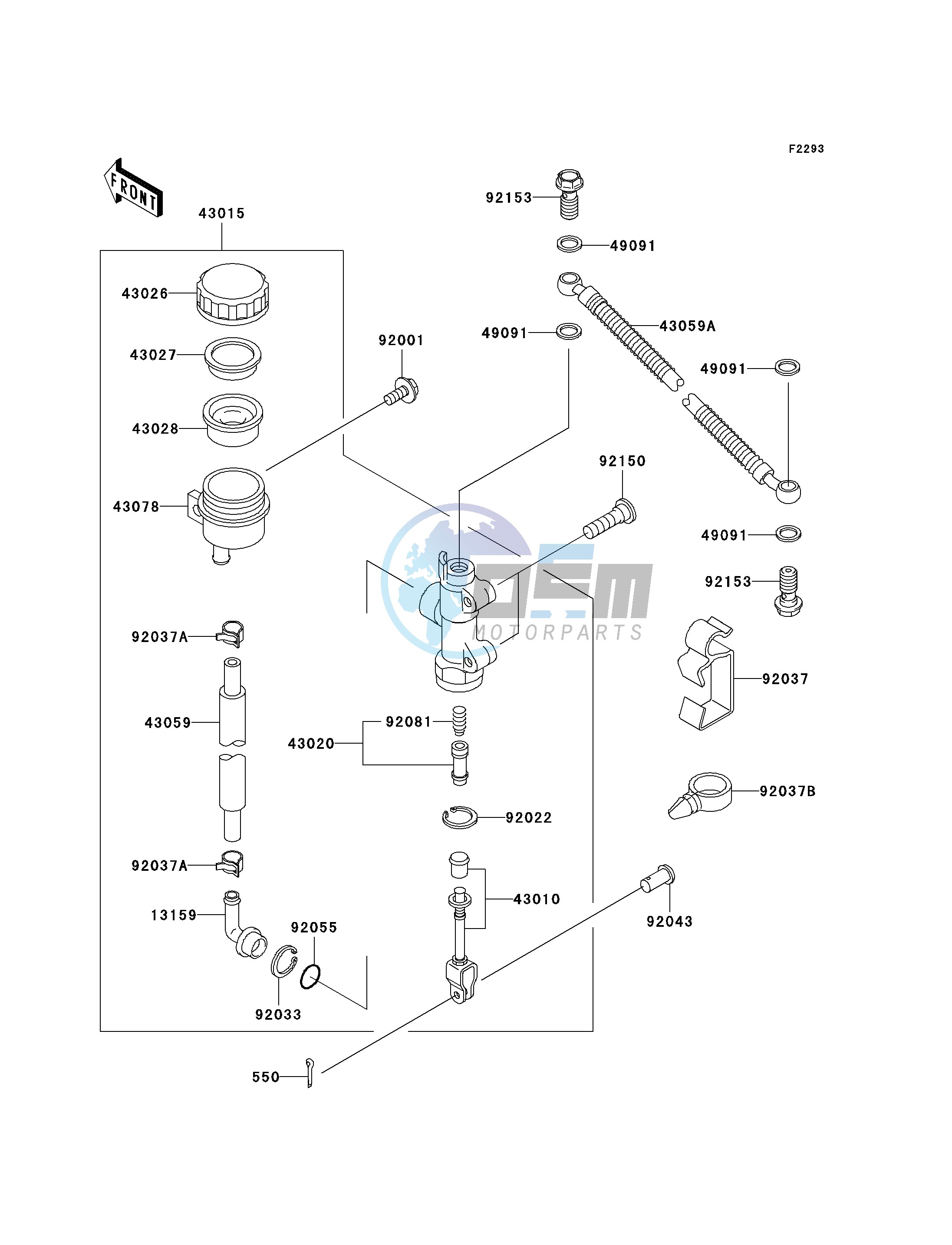 REAR MASTER CYLINDER