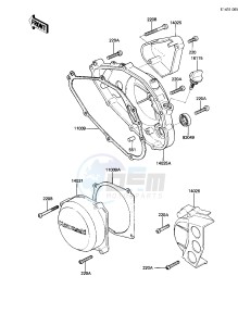 AR 50 A (A1) drawing ENGINE COVERS