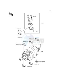 VULCAN S ABS EN650BGFA XX (EU ME A(FRICA) drawing Crankshaft