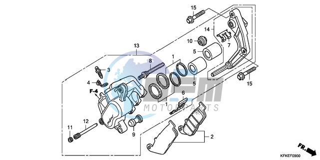 FRONT BRAKE CALIPER