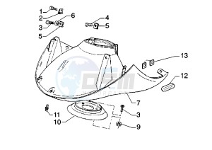 Hexagon GTX 125-180 drawing Mudguard